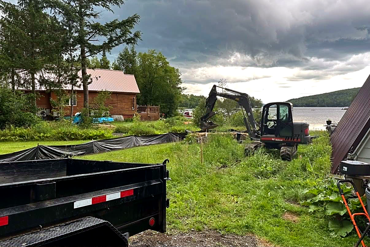 Before: Lakefront Land Clearing