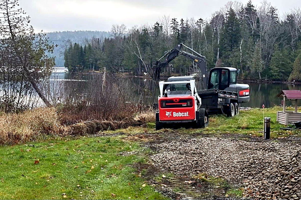 Before: Shoreline Erosion Control